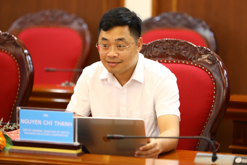 Mr. Nguyen Chi Thanh, Deputy General Director of Viettel Solutions