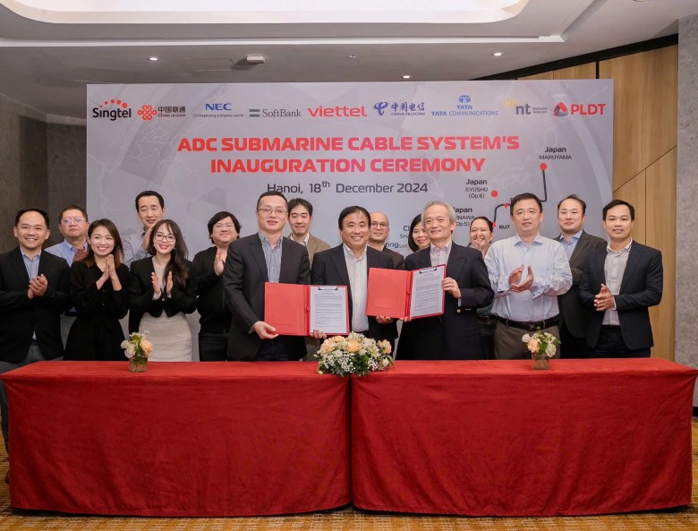 Viettel Business Solutions Corporation – Branch of Viettel Group hosts the Inauguration Ceremony of the ADC Submarine Cable