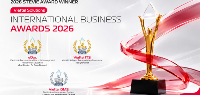 Công nghệ Viettel Solutions ghi dấu tại giải thưởng kinh doanh quốc tế 2026