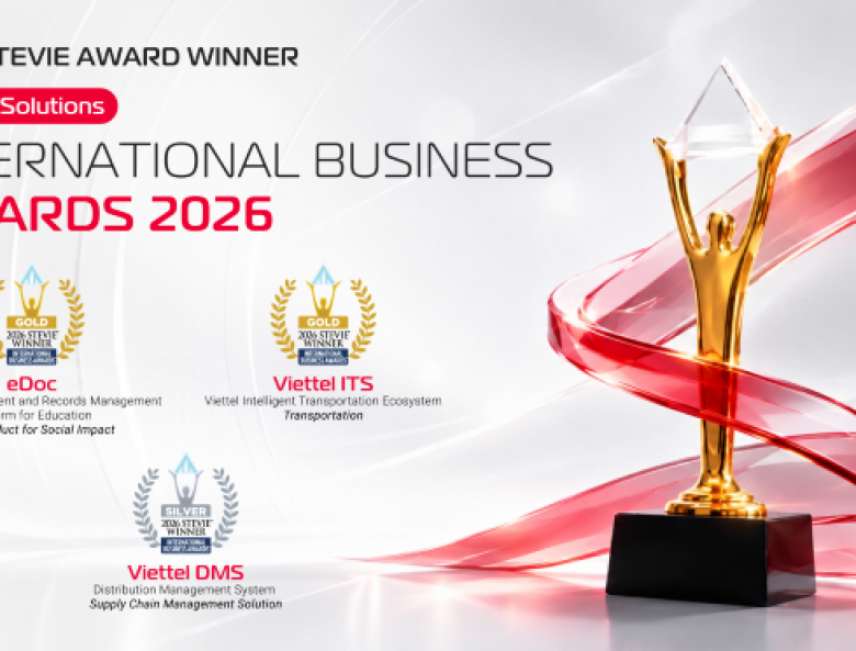 Công nghệ Viettel Solutions ghi dấu tại giải thưởng kinh doanh quốc tế 2026