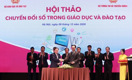 Viettel and the Ministry of Education and Training cooperate in the digital transformation process of the entire Education and Training sector
